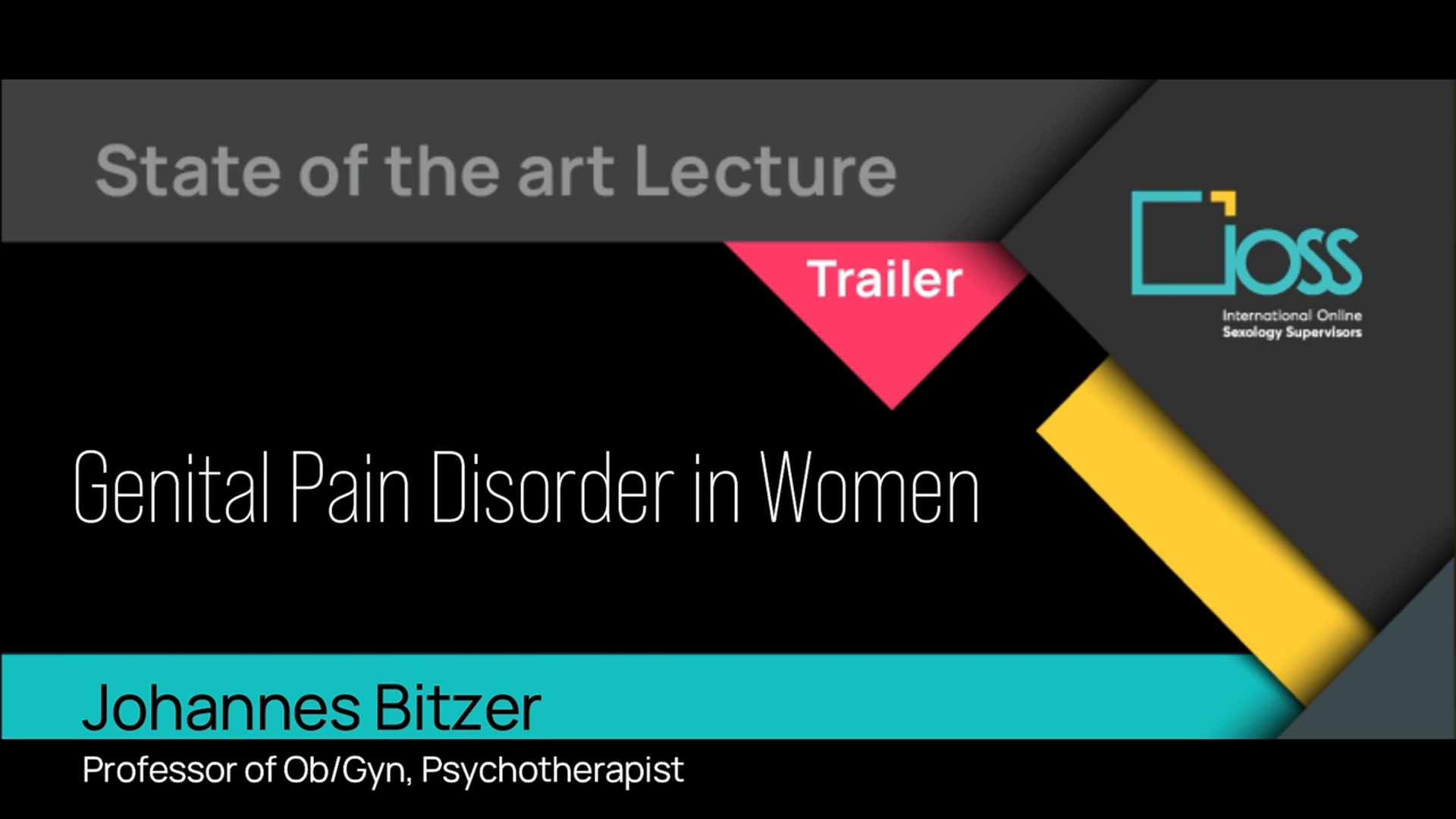 Trailer Genital Pain Disorder in Women
