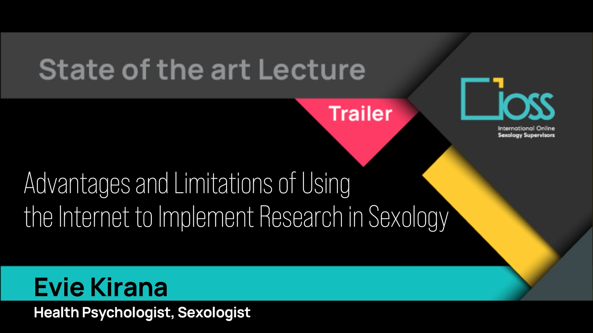 Trailer Advantages and Limitations of Using the Internet to Implement Research in Sexology