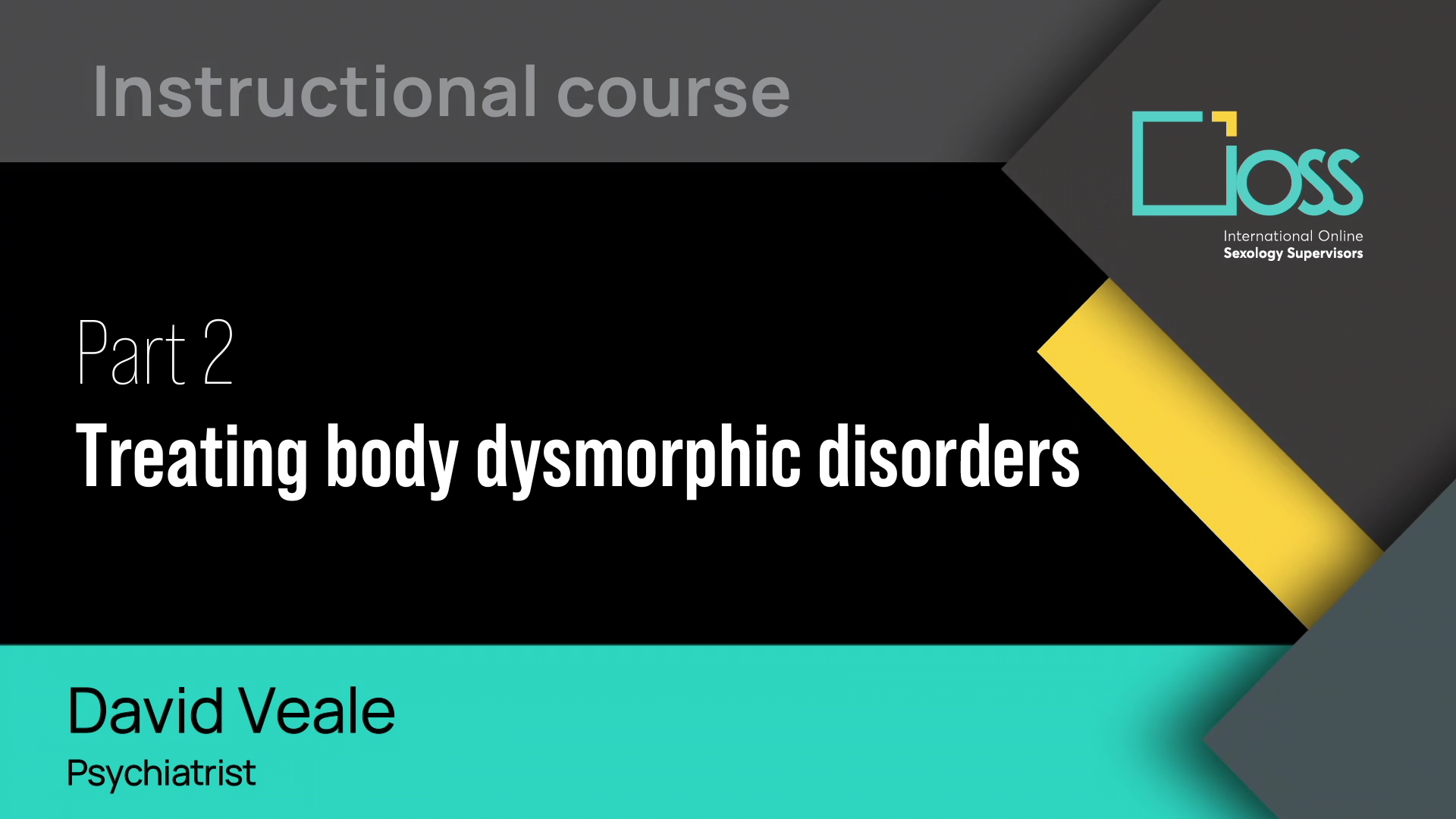 Part 2 Treating body dysmorphic disorders (Part 1 & 2)