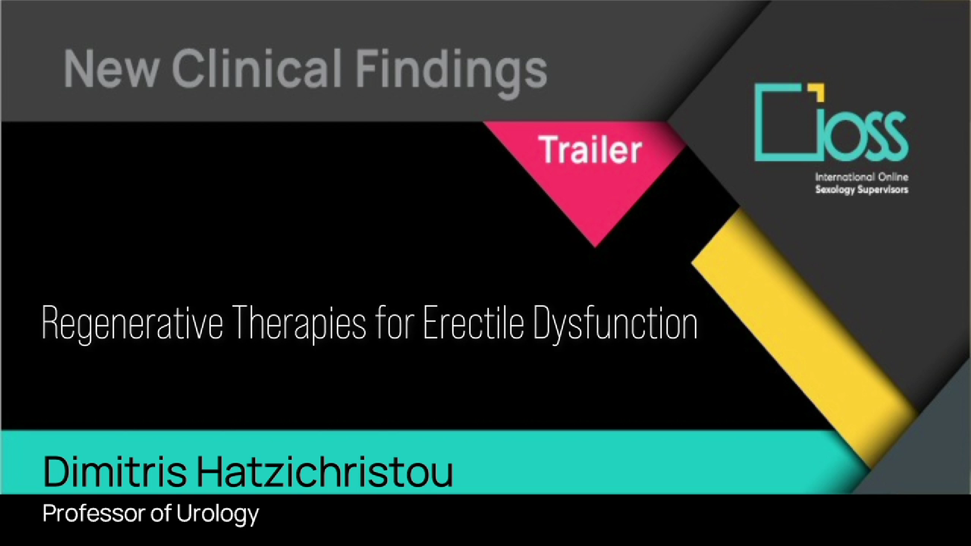 Trailer Regenerative Therapies for Erectile Dysfunction