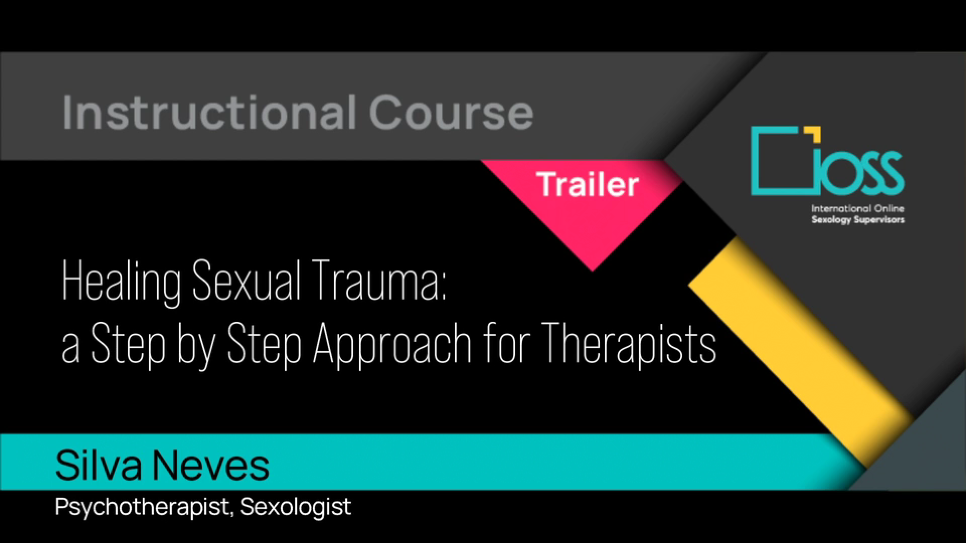 Trailer Healing Sexual Trauma: a step by step approach for therapists (Part 1 & 2)