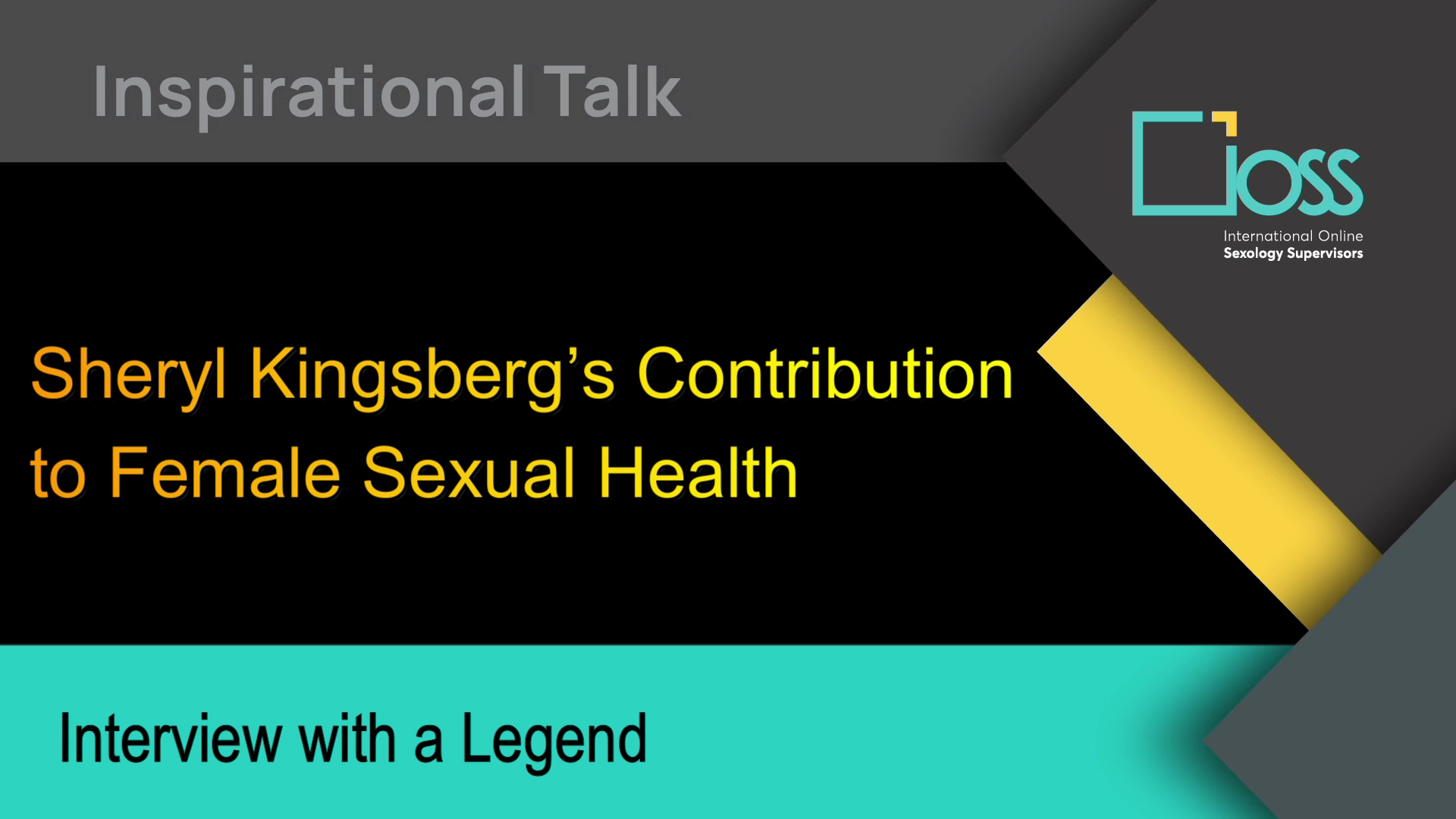 Sheryl Kingsberg’s Contribution to Female Sexual Health