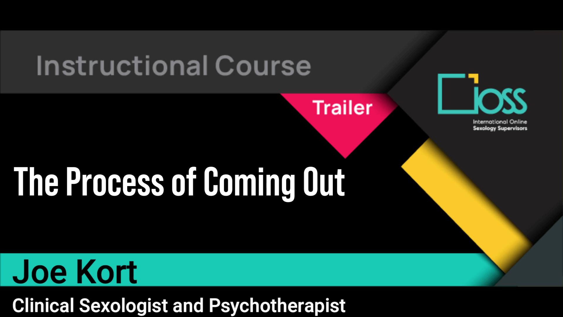 Trailer The Process of Coming Out (Part 1 & 2)
