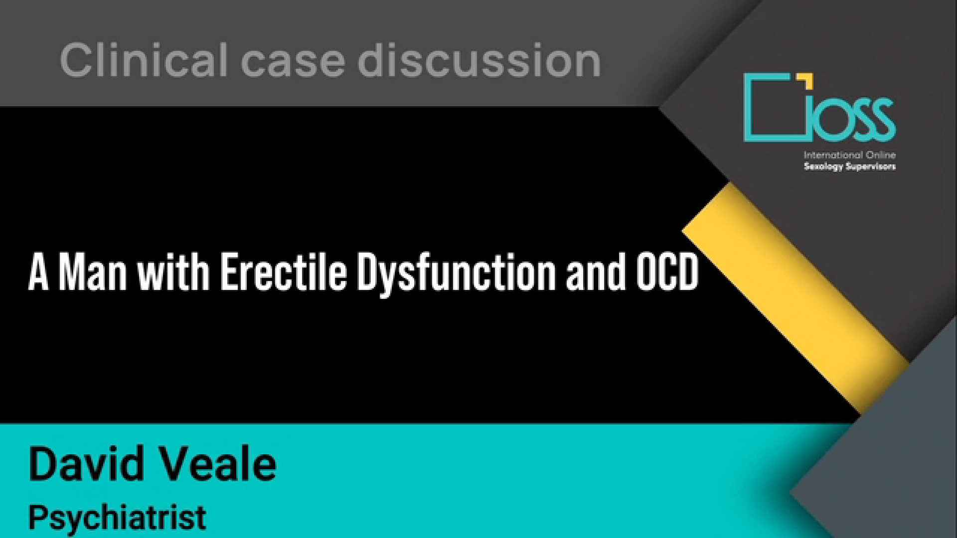 A Man with Erectile Dysfunction & Obsessive-Compulsive Disorder