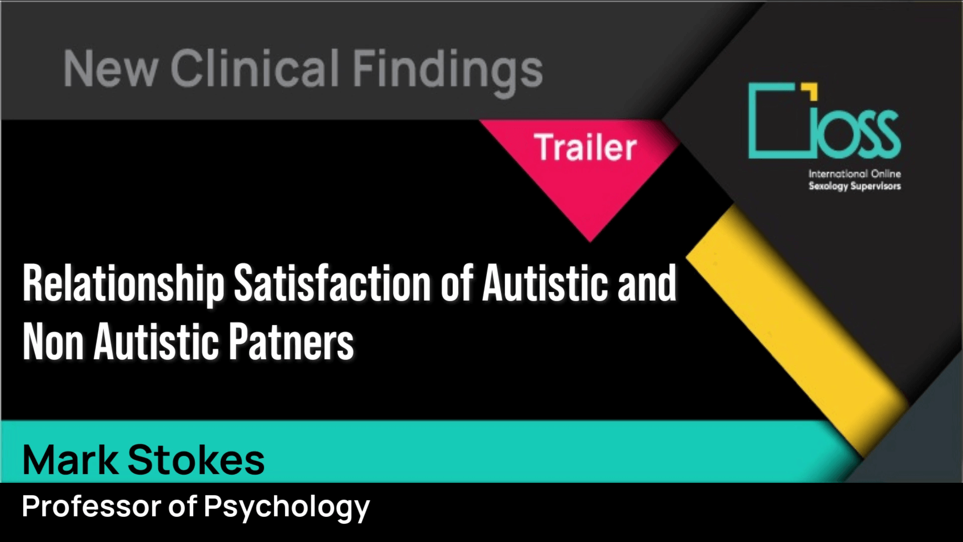 Trailer Relationship Satisfaction of Autistic and Non Autistic Partners in long term Relationships